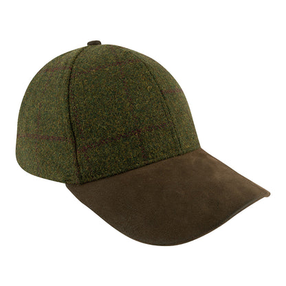 Green - Front - Jack Pyke Lowland Tweed Baseball Cap