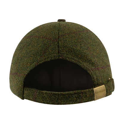 Green - Back - Jack Pyke Lowland Tweed Baseball Cap