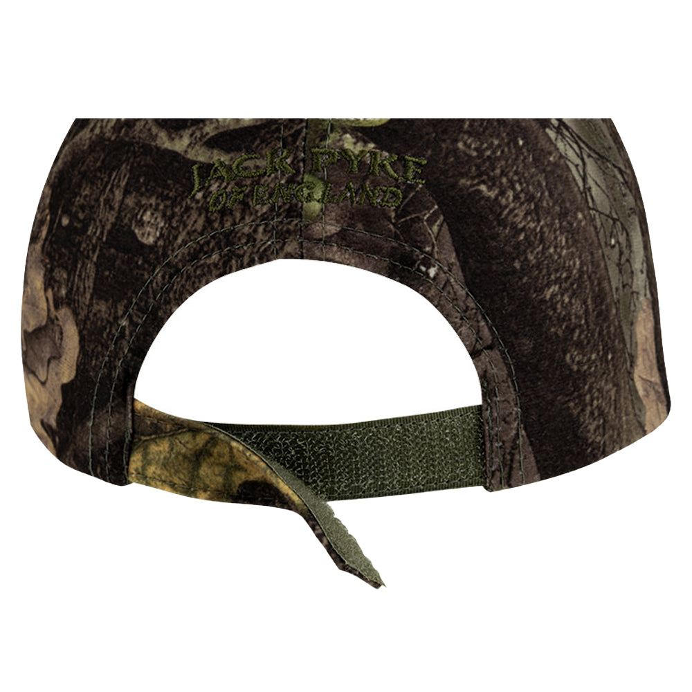 Oak Camo - Back - Jack Pyke Camouflage Stealth Breathtex Baseball Cap