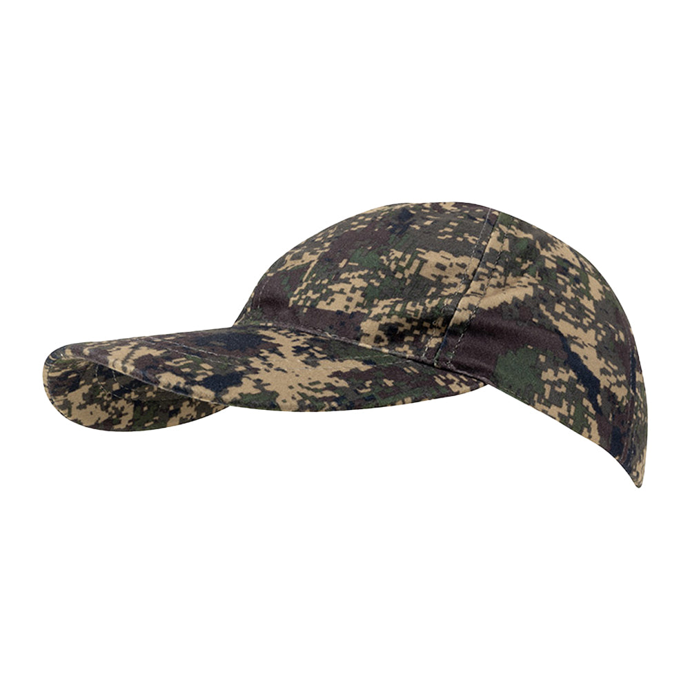 Camo Green - Front - Jack Pyke Camouflage Stealth Breathtex Baseball Cap
