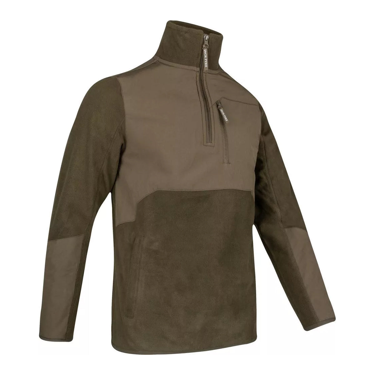 Dark Olive - Lifestyle - Jack Pyke Mens Rannock Fleece Top