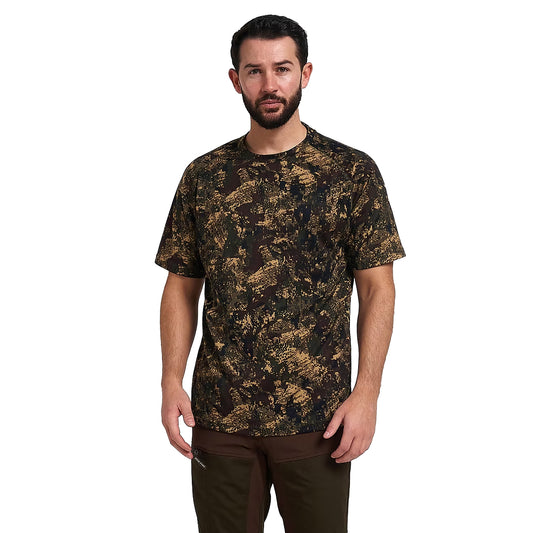 Green Camo - Front - Jack Pyke Mens Digital Camo T-Shirt