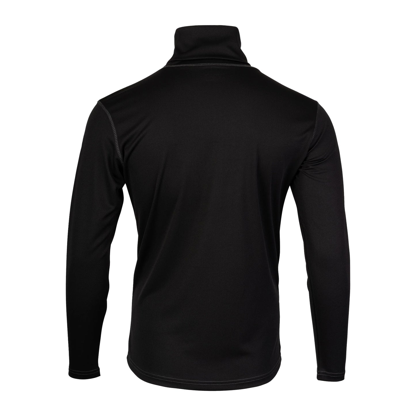 Black - Back - Viper Mens Tactical Camo Roll Neck Midlayer