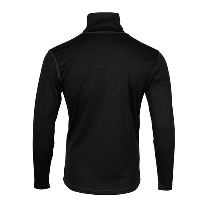 Black - Back - Viper Mens Tactical Camo Roll Neck Midlayer