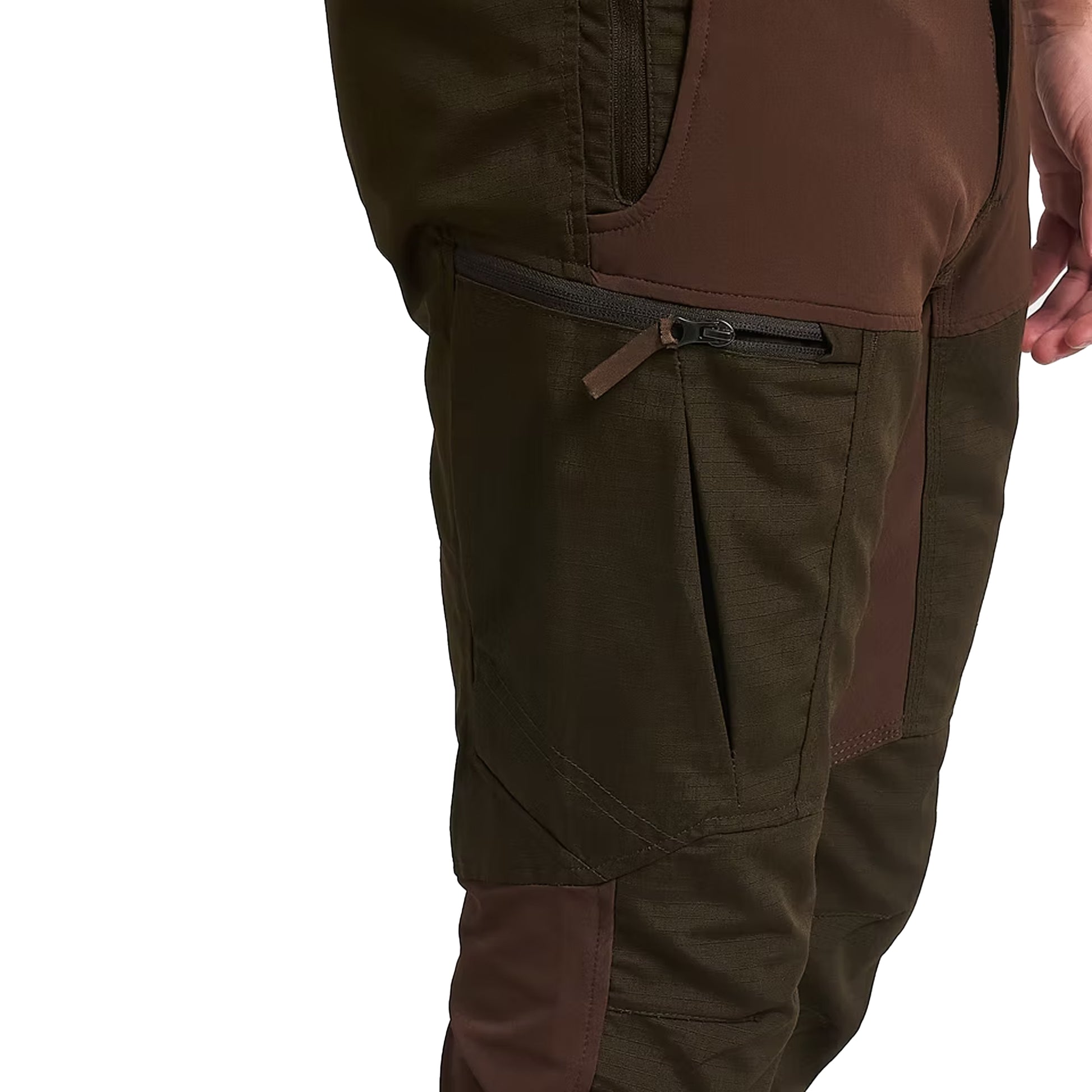 Green - Side - Jack Pyke Mens Technical Hybrid Trousers