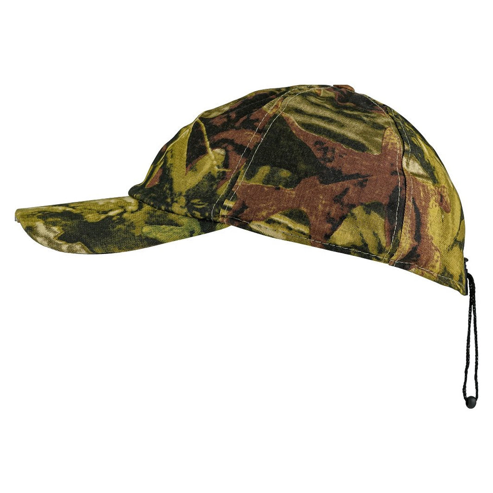 Green-Brown - Side - Jack Pyke Mens Wildfowlers Camo Hunting Hat