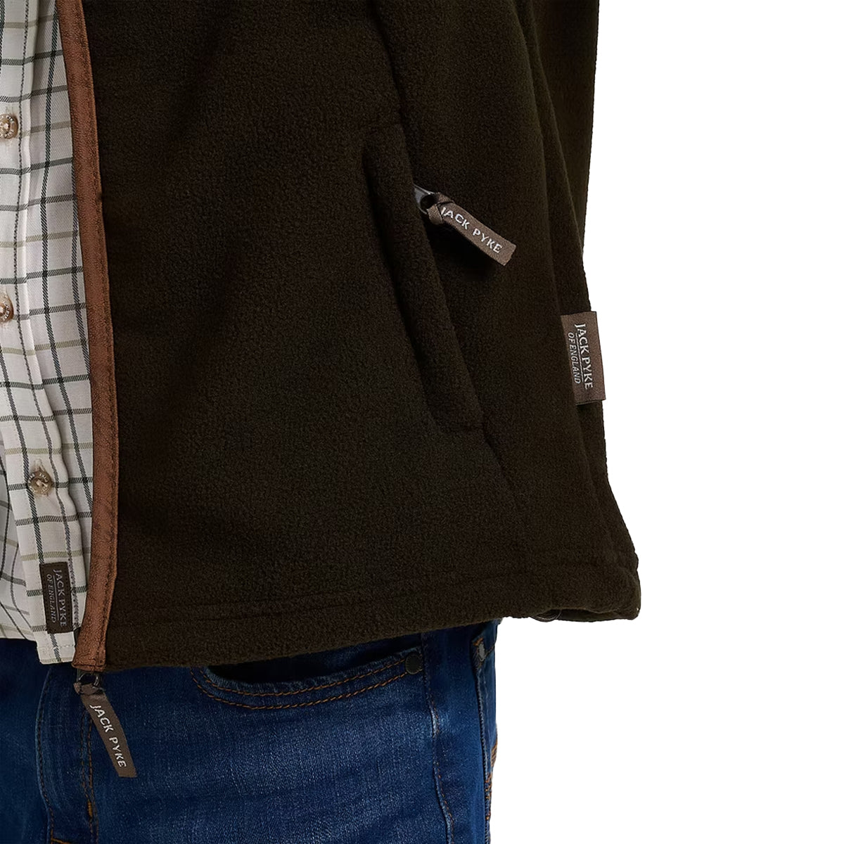 Dark Olive - Lifestyle - Jack Pyke Childrens-Kids Countryman Gilet
