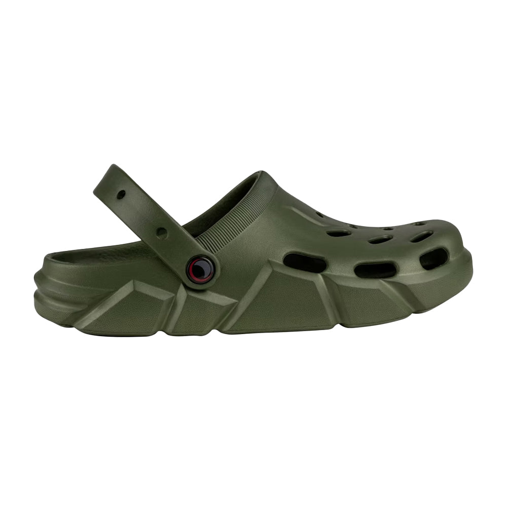 Green - Side - Speero Unisex Adult Bivvy Clogs