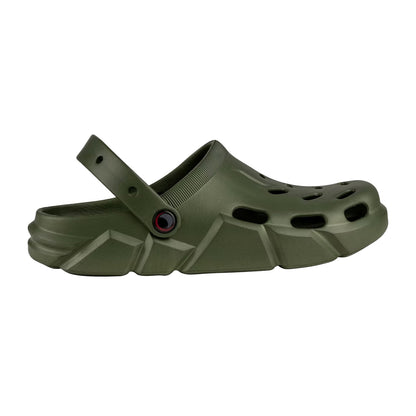 Green - Side - Speero Unisex Adult Bivvy Clogs