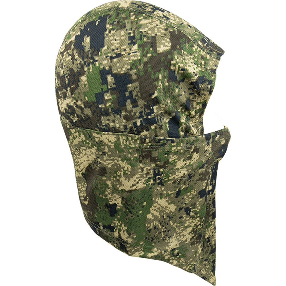 Green - Side - Jack Pyke Stealth Camo Balaclava