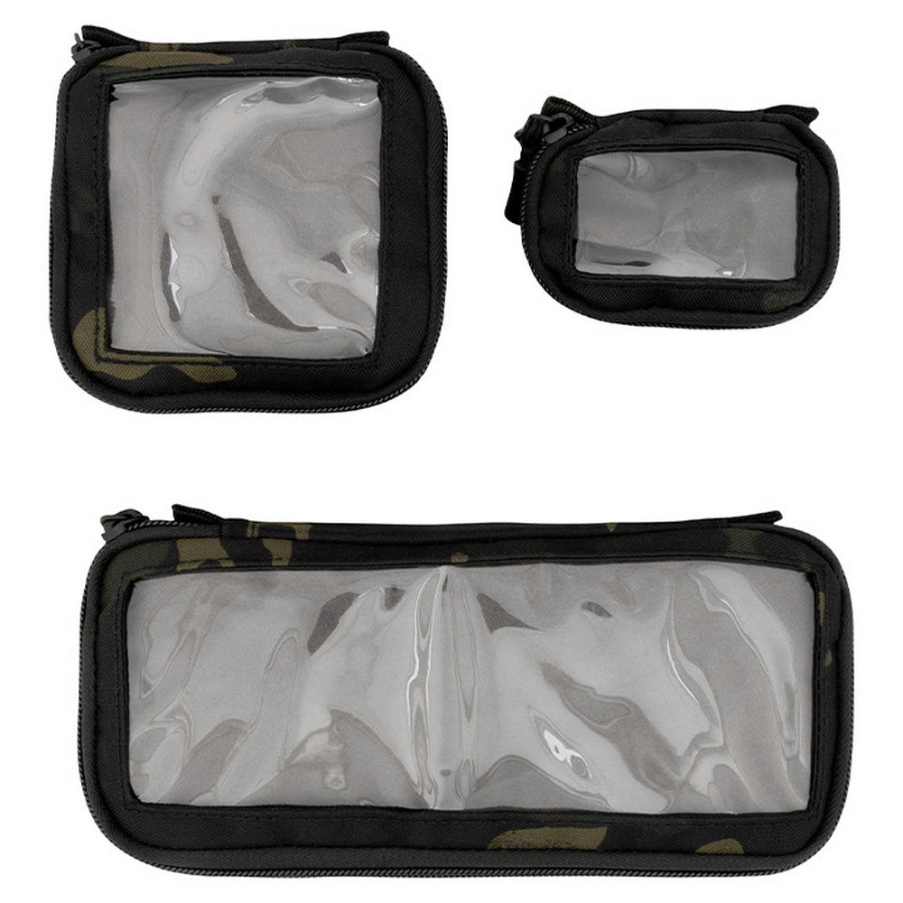 Black - Front - Speero Camo Clear Window Pouch Set (Pack of 3)