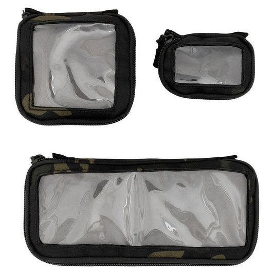 Black - Front - Speero Camo Clear Window Pouch Set (Pack of 3)