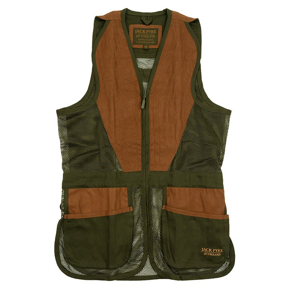 Green - Front - Jack Pyke Mens Skeet Gilet