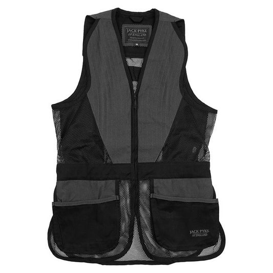 Black - Front - Jack Pyke Mens Skeet Gilet