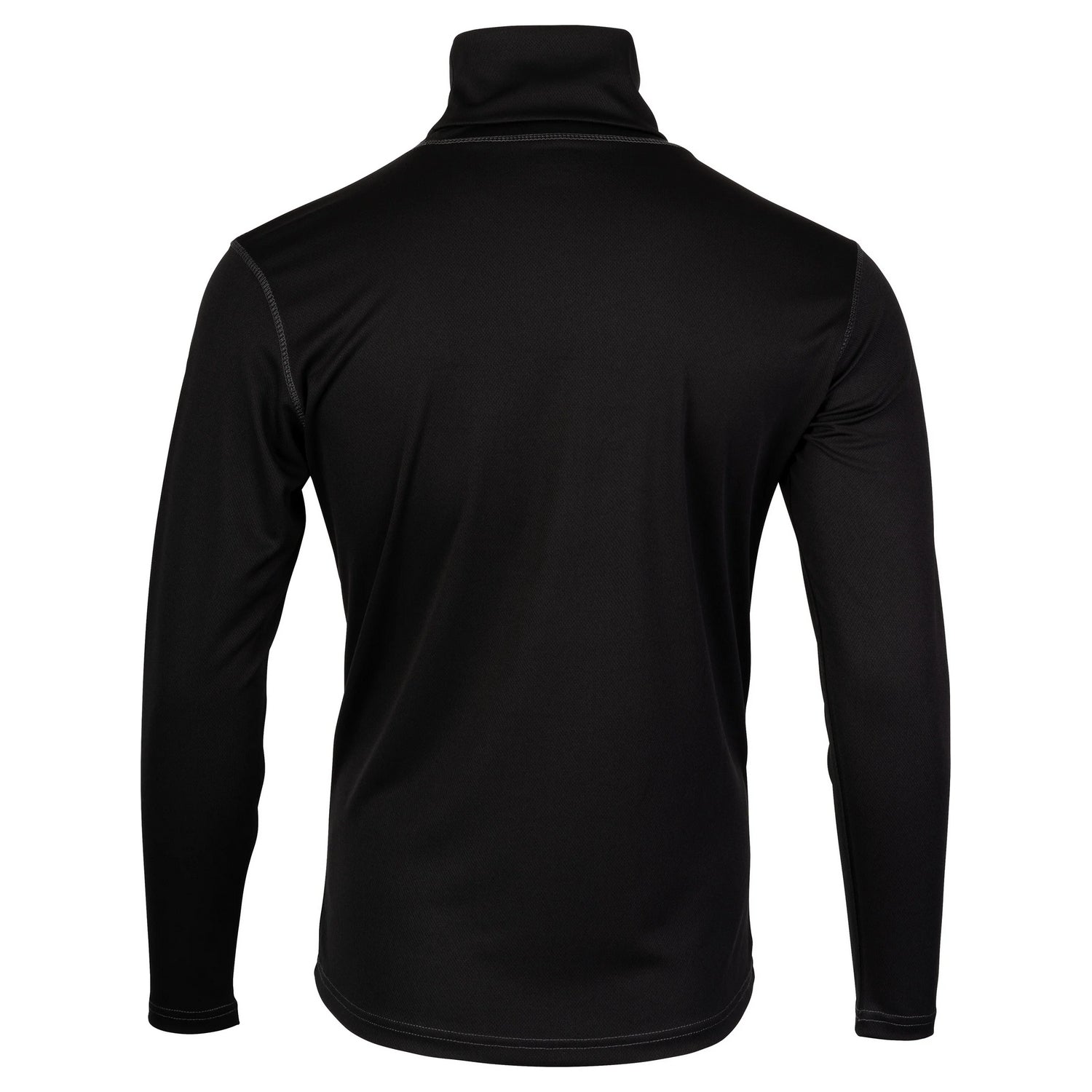 Black - Back - Viper Mens Tactical Roll Neck Midlayer