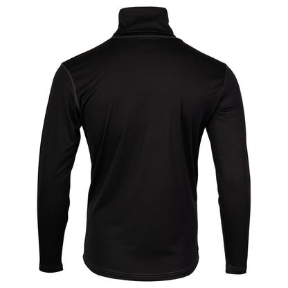 Black - Back - Viper Mens Tactical Roll Neck Midlayer