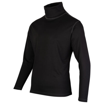 Black - Side - Viper Mens Tactical Roll Neck Midlayer