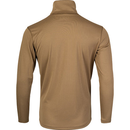 Coyote - Back - Viper Mens Tactical Roll Neck Midlayer