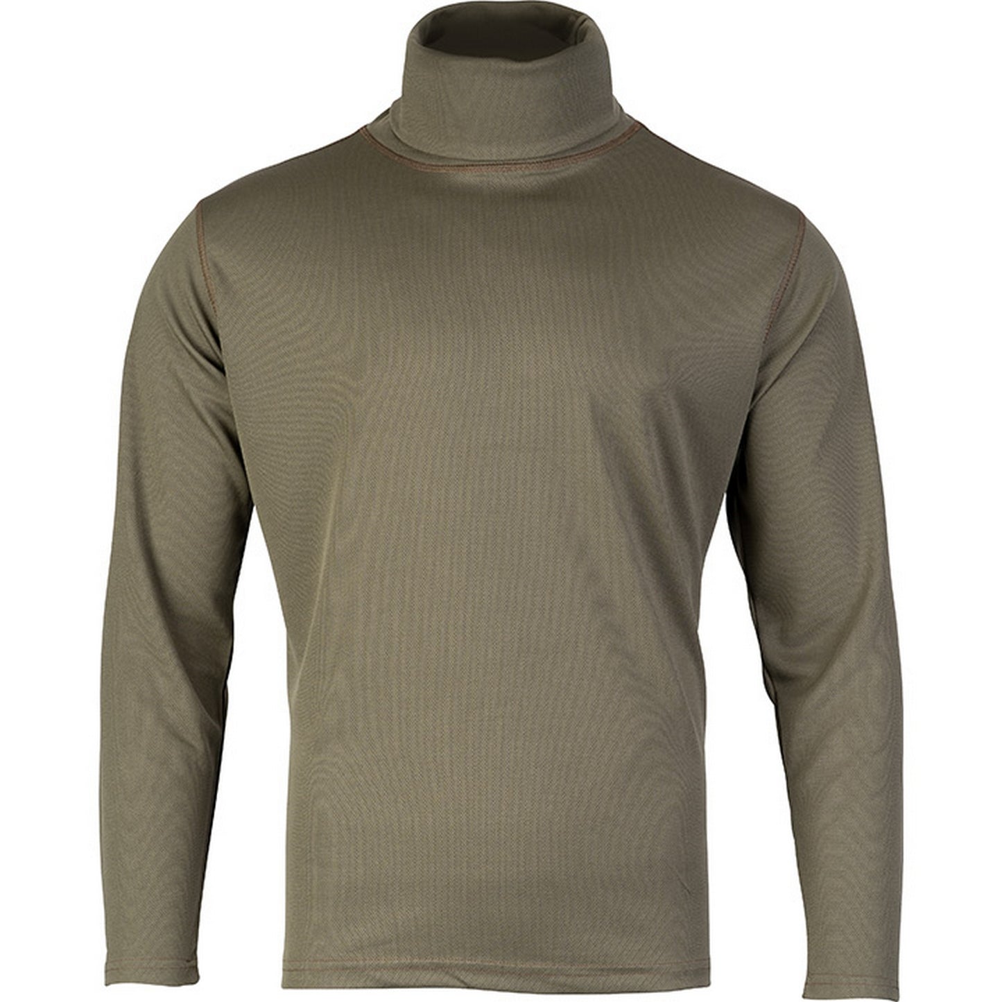 Green - Front - Viper Mens Tactical Roll Neck Midlayer