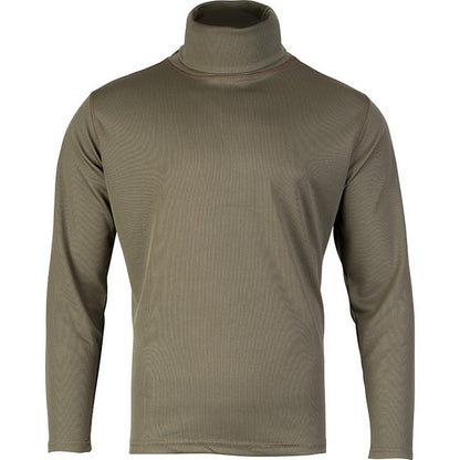 Green - Front - Viper Mens Tactical Roll Neck Midlayer
