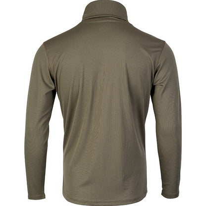Green - Back - Viper Mens Tactical Roll Neck Midlayer