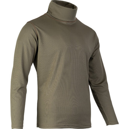Green - Side - Viper Mens Tactical Roll Neck Midlayer