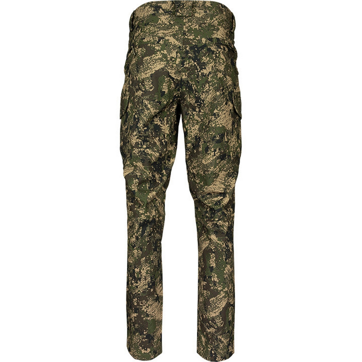 Green Camo - Back - Jack Pyke Mens Softshell Digital Camo Waterproof Trousers