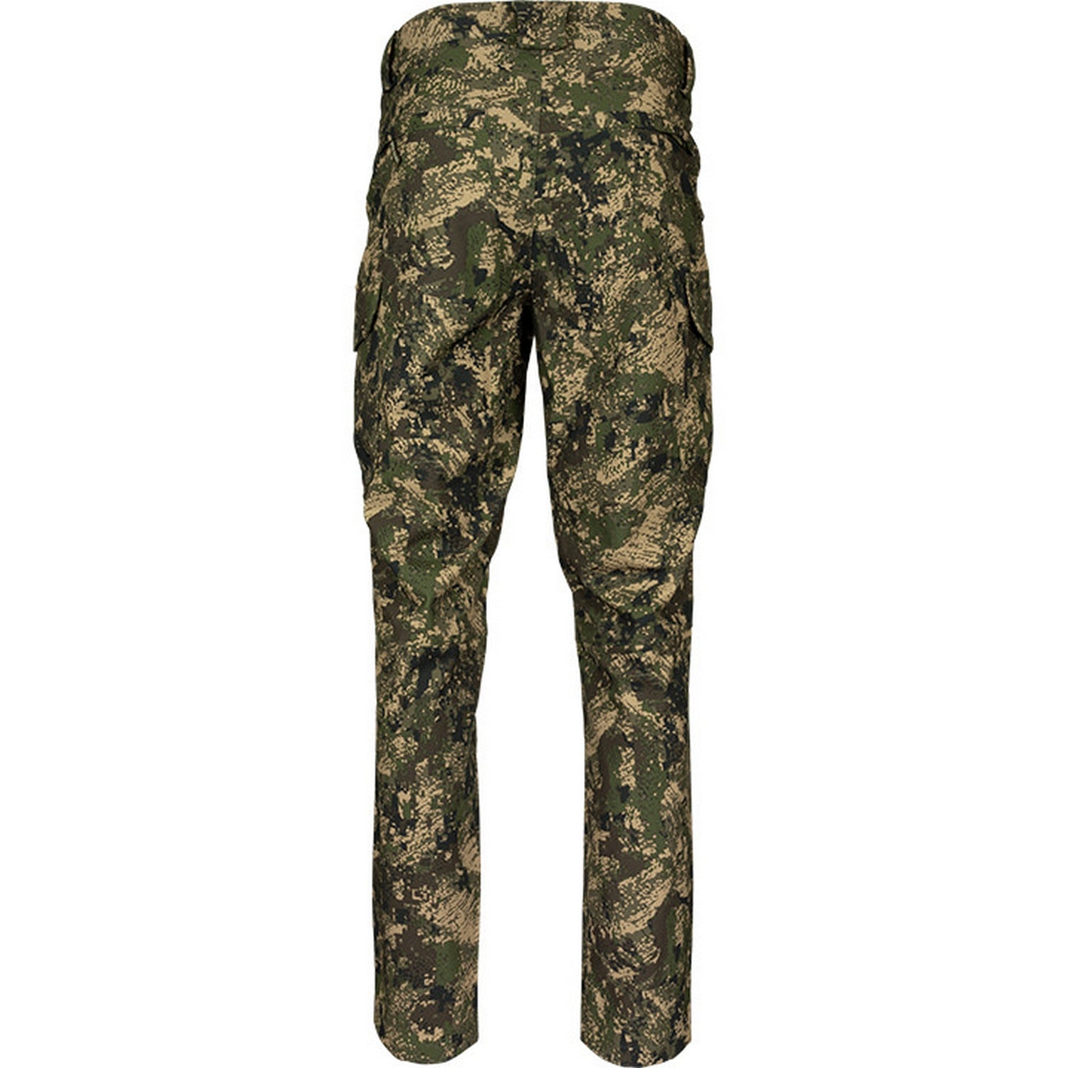 Green Camo - Back - Jack Pyke Mens Softshell Digital Camo Waterproof Trousers