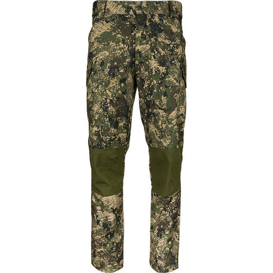 Green Camo - Front - Jack Pyke Mens Softshell Digital Camo Waterproof Trousers