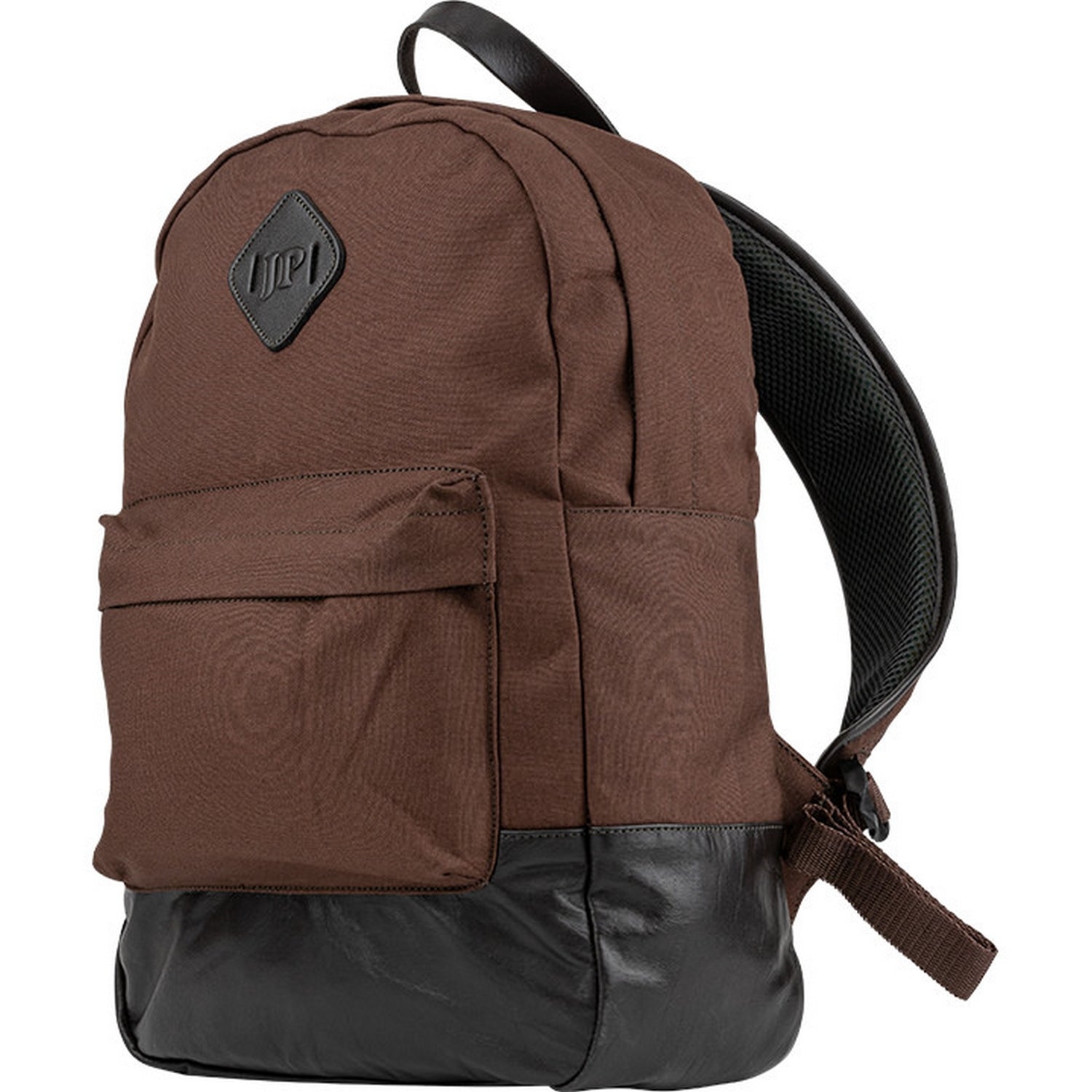 Brown - Side - Jack Pyke Canvas Leather Trim Backpack