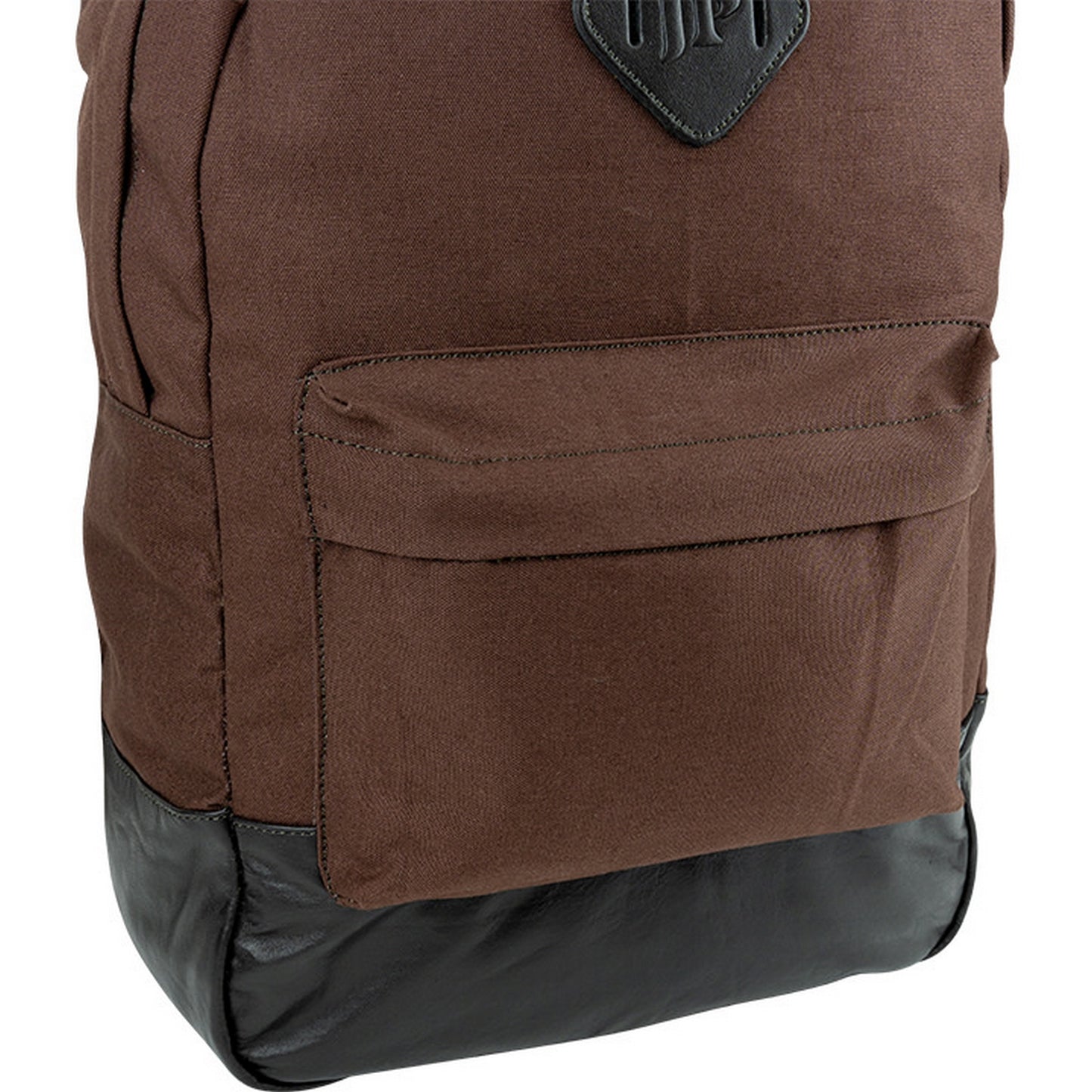 Brown - Lifestyle - Jack Pyke Canvas Leather Trim Backpack