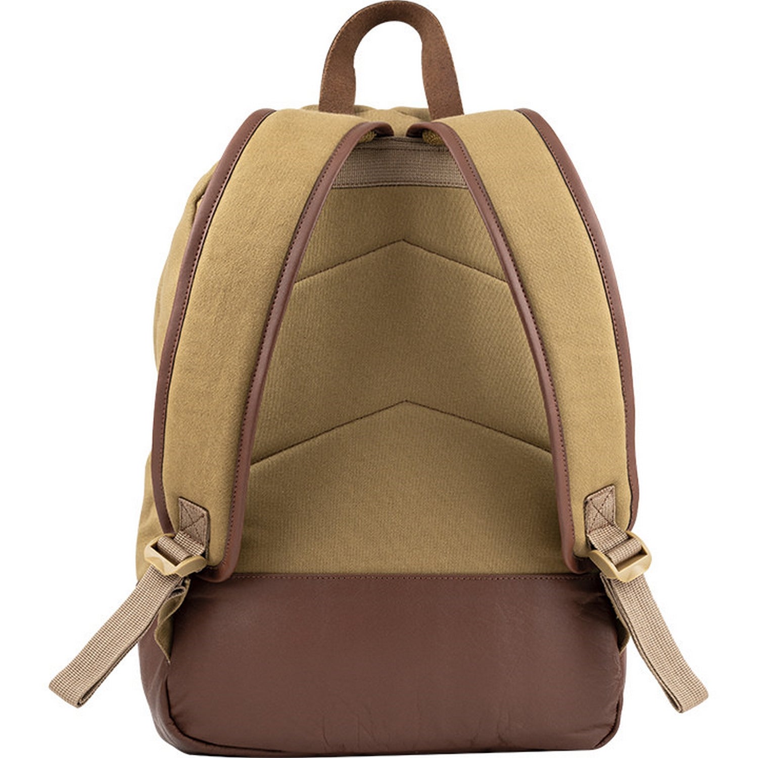 Fawn - Back - Jack Pyke Canvas Leather Trim Backpack