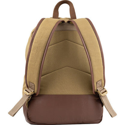 Fawn - Back - Jack Pyke Canvas Leather Trim Backpack