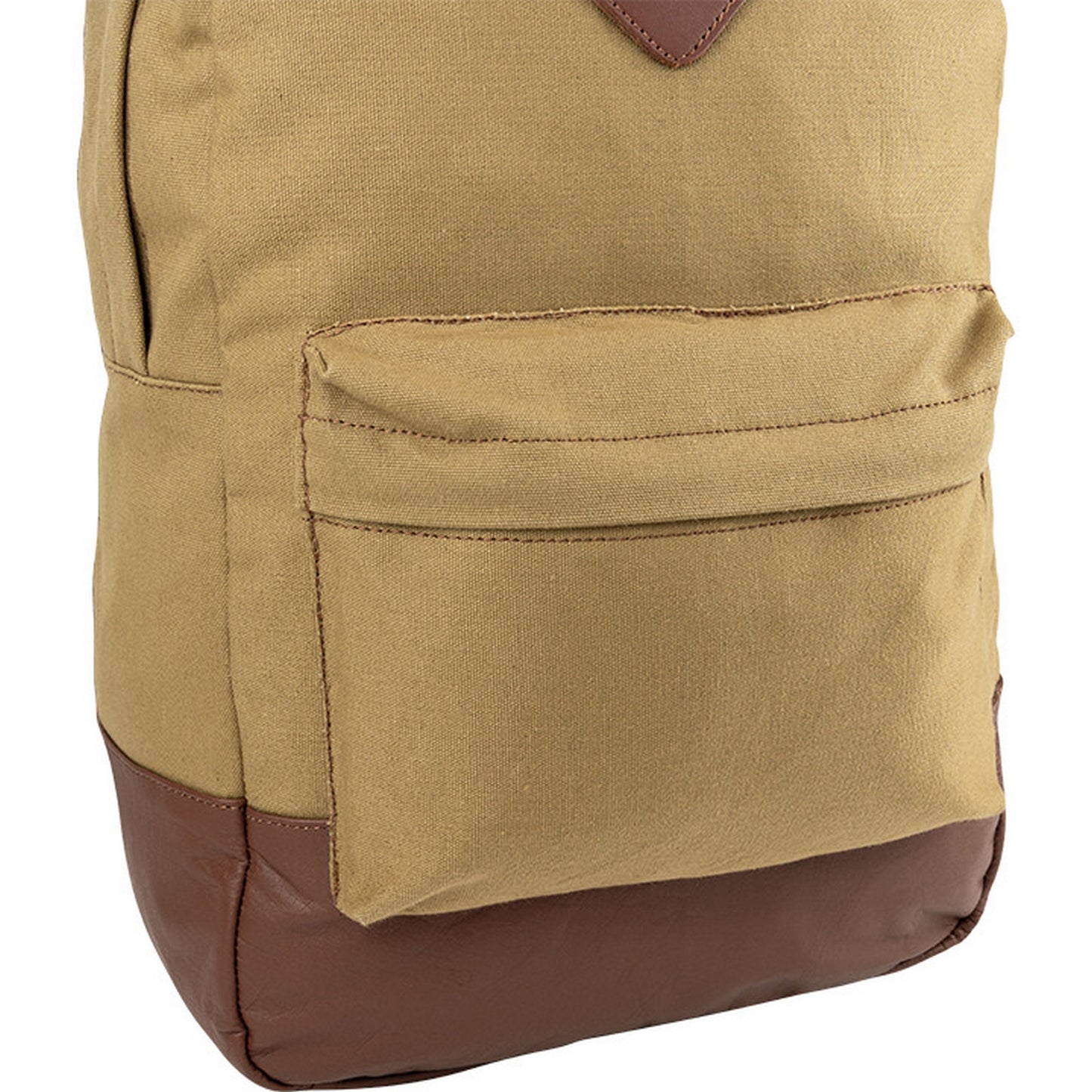 Fawn - Lifestyle - Jack Pyke Canvas Leather Trim Backpack