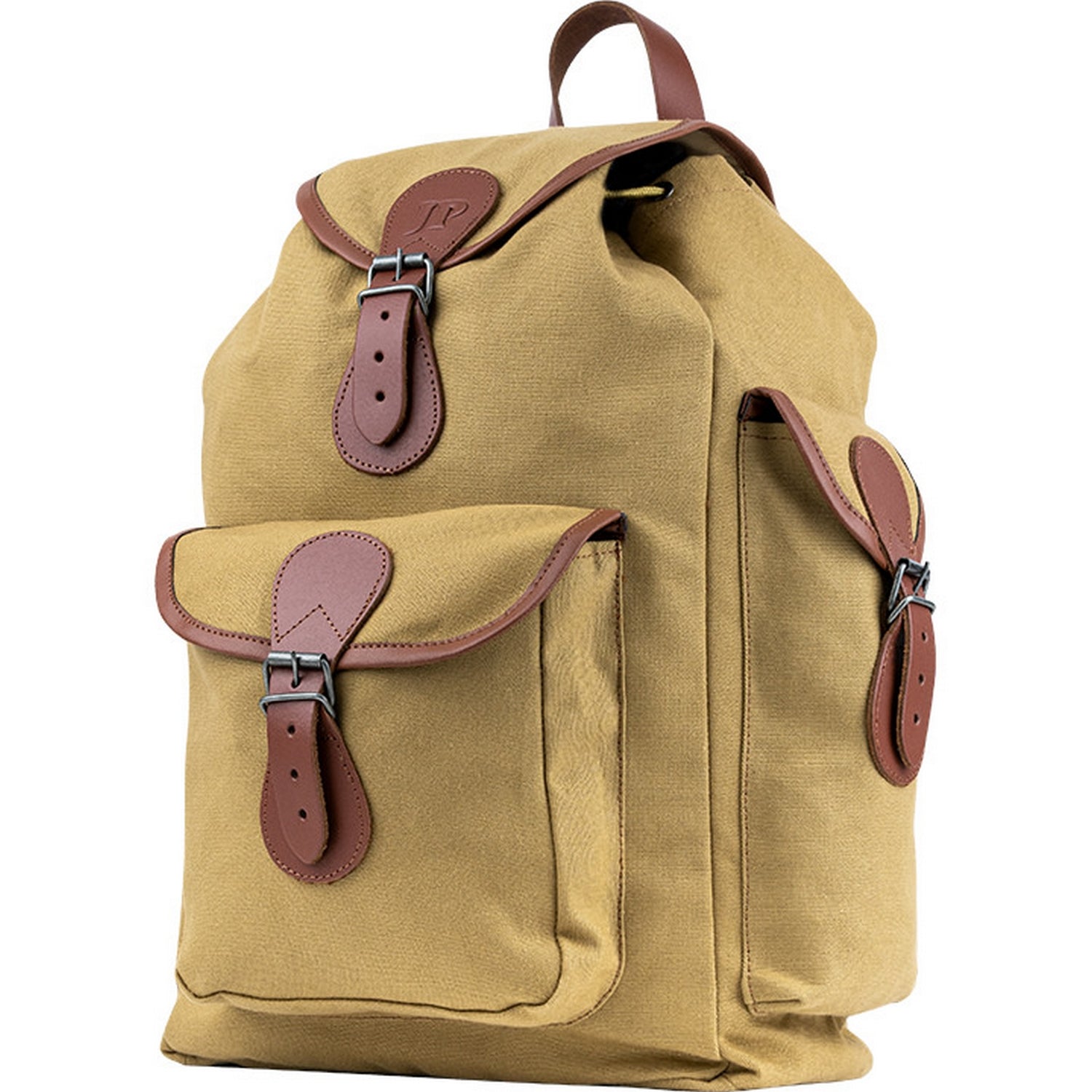 Fawn - Side - Jack Pyke Canvas Leather Trim Backpack