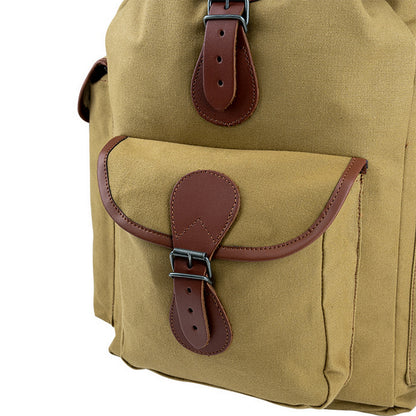 Fawn - Lifestyle - Jack Pyke Canvas Leather Trim Backpack