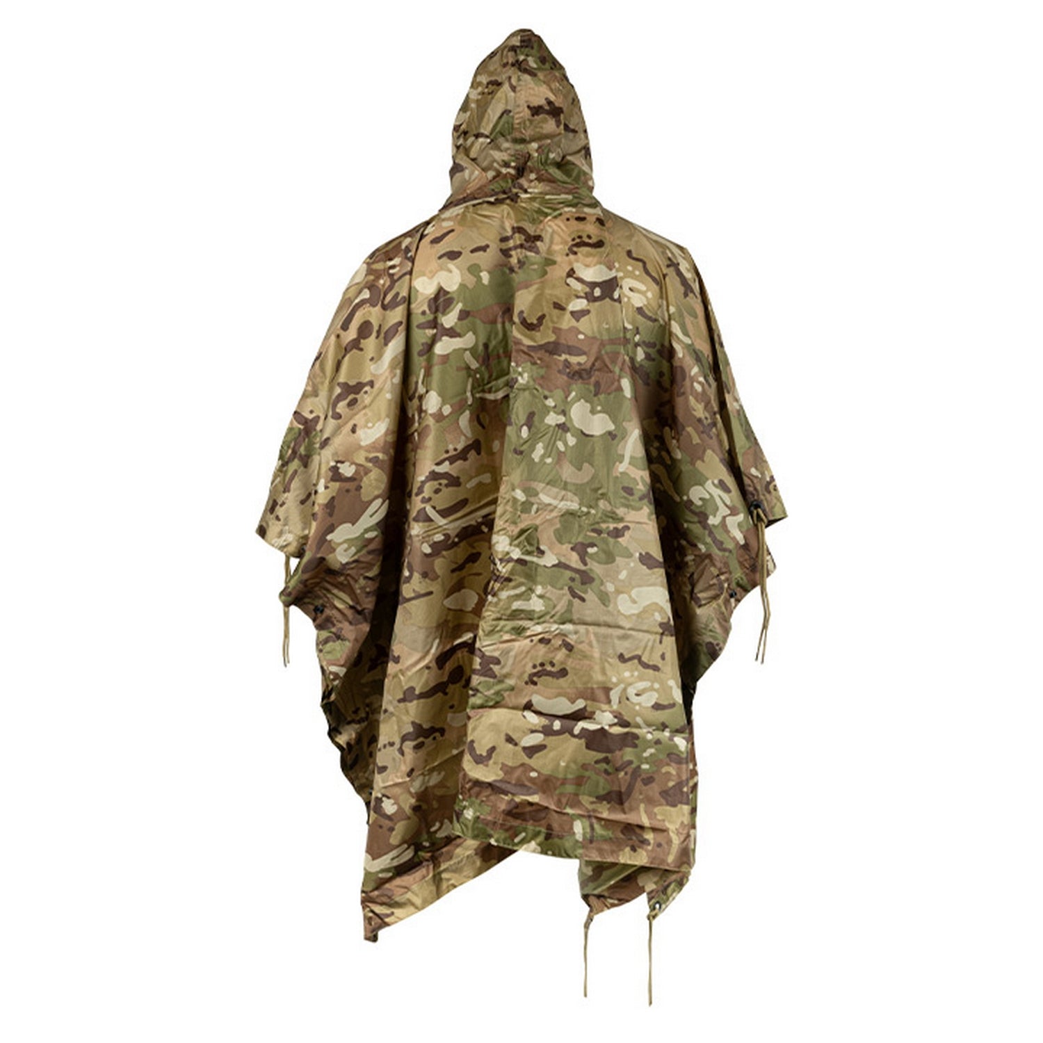 Green - Back - Viper Unisex Adult Camo Waterproof Poncho