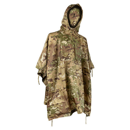 Green - Side - Viper Unisex Adult Camo Waterproof Poncho