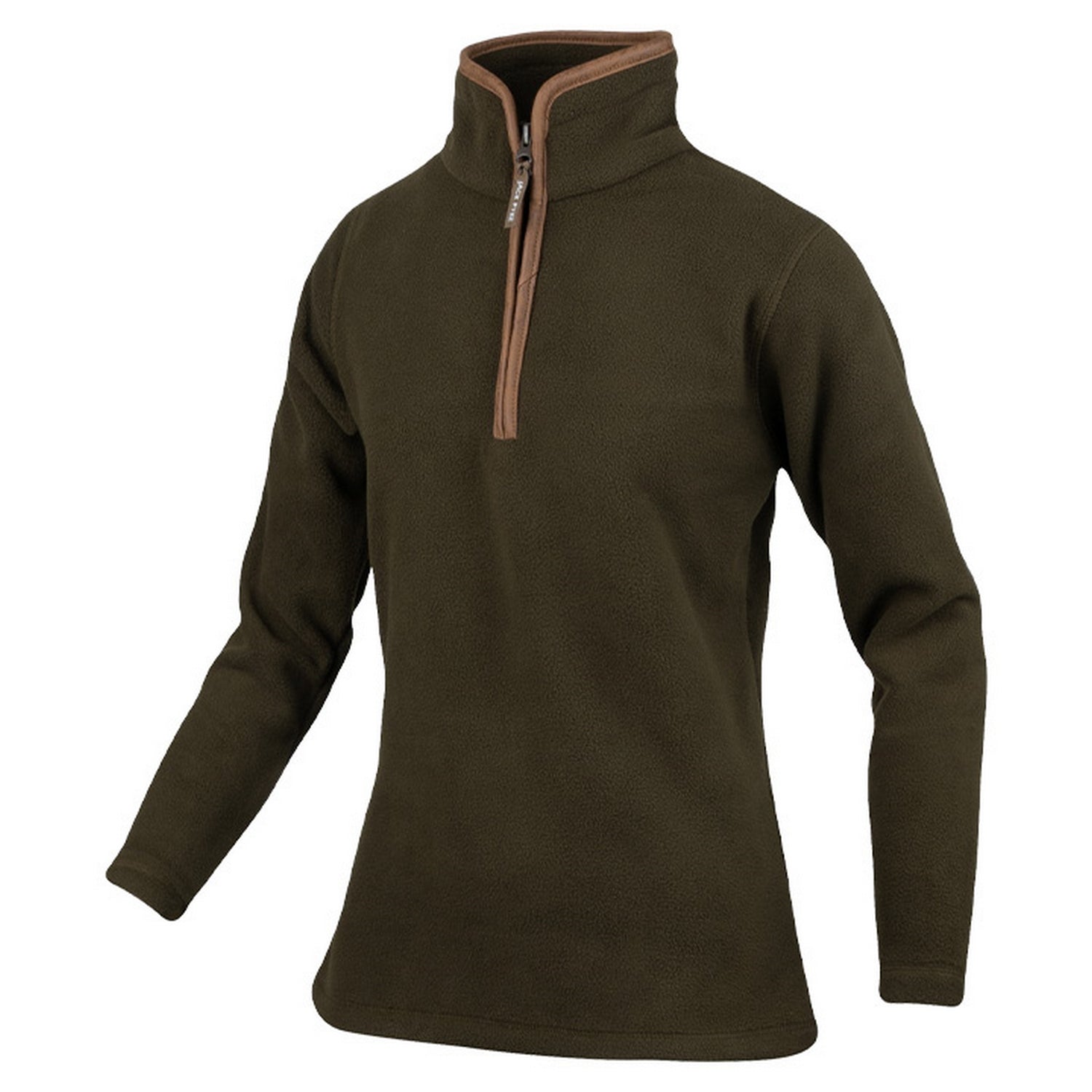 Dark Olive - Lifestyle - Jack Pyke Womens-Ladies Fleece Top