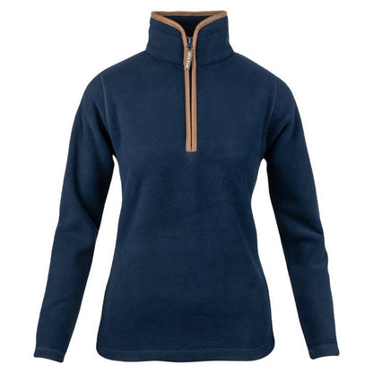 Navy - Front - Jack Pyke Womens-Ladies Fleece Top