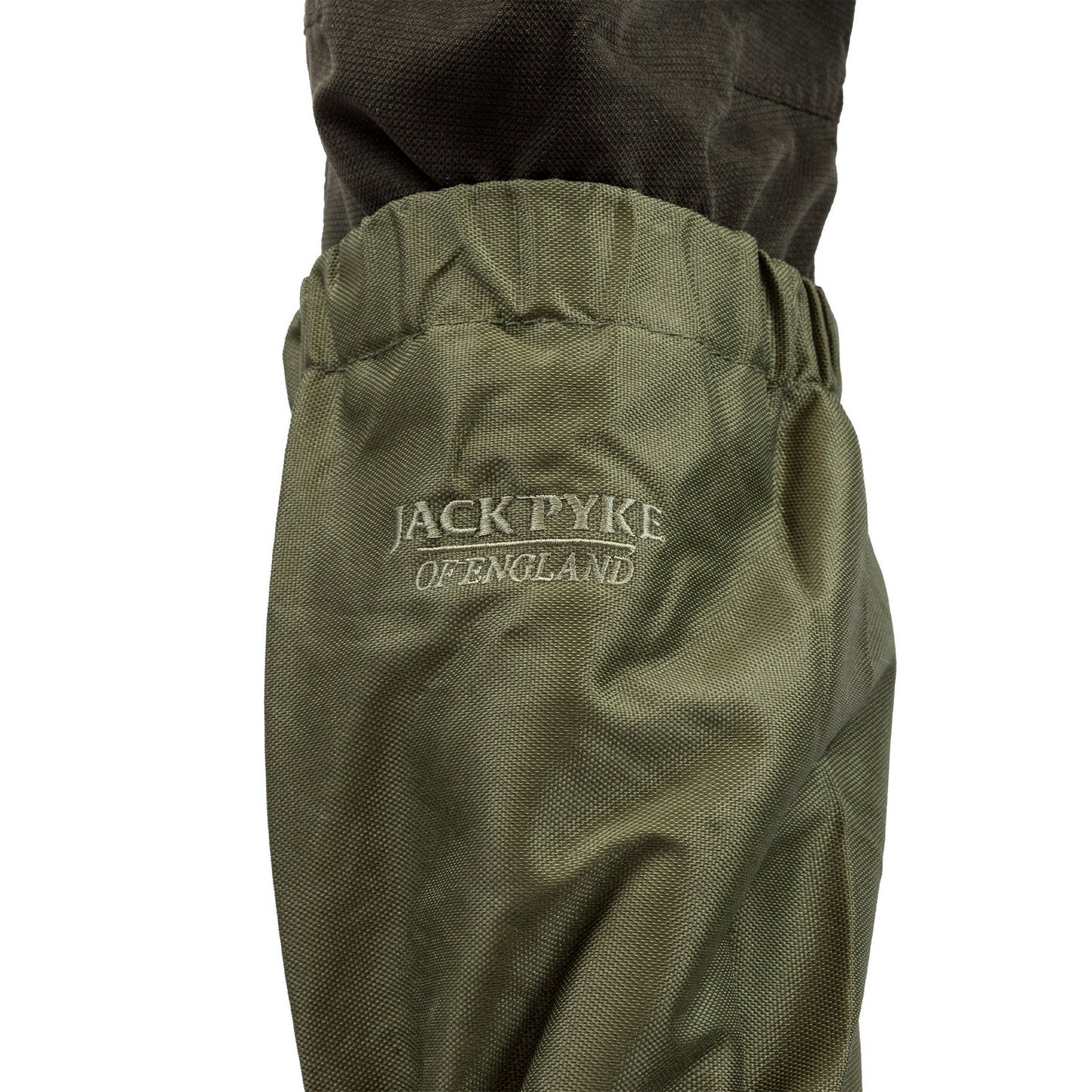Green - Side - Jack Pyke Unisex Adult Leather Waterproof Gaiters