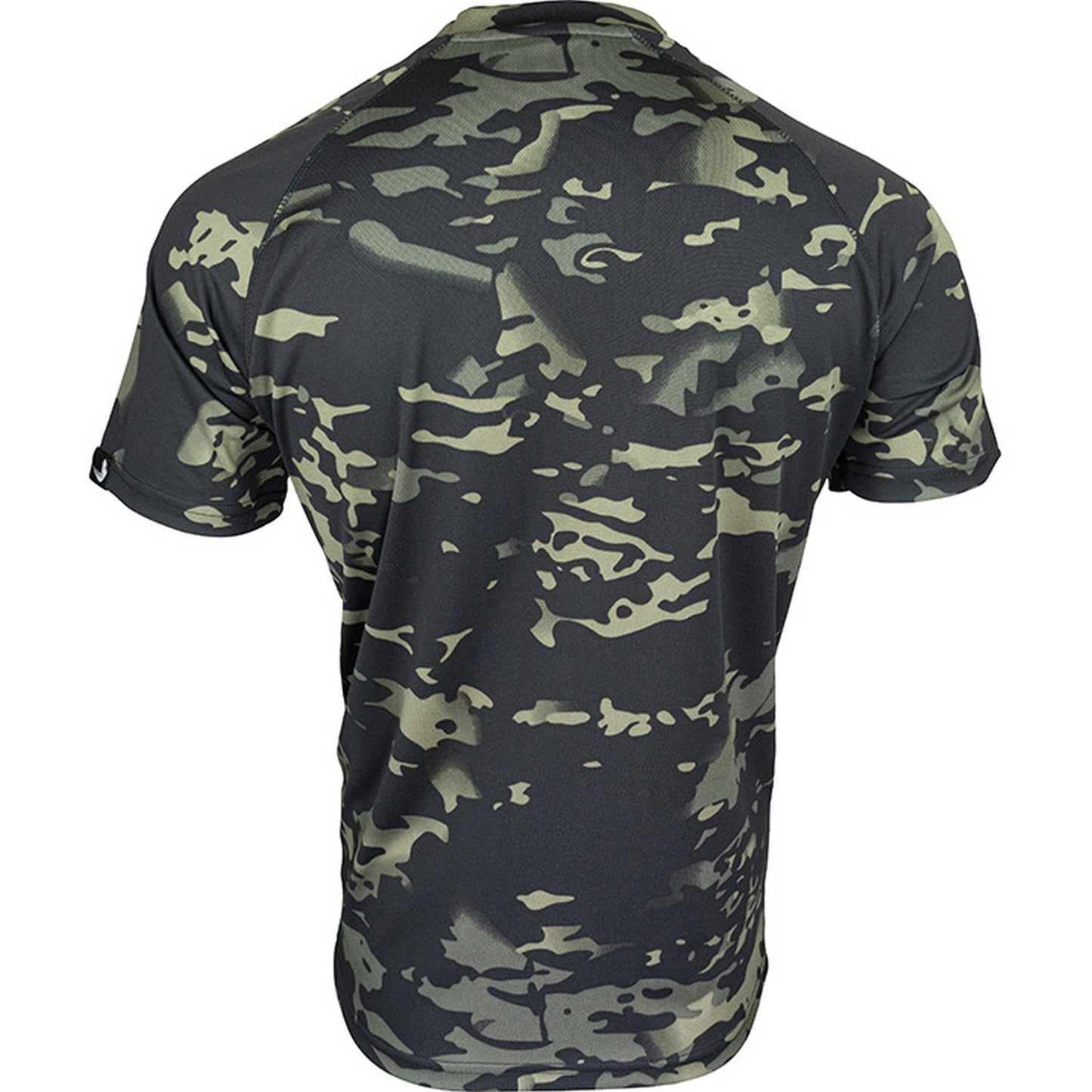 Black - Back - Viper Mens Tactical Camo Mesh T-Shirt