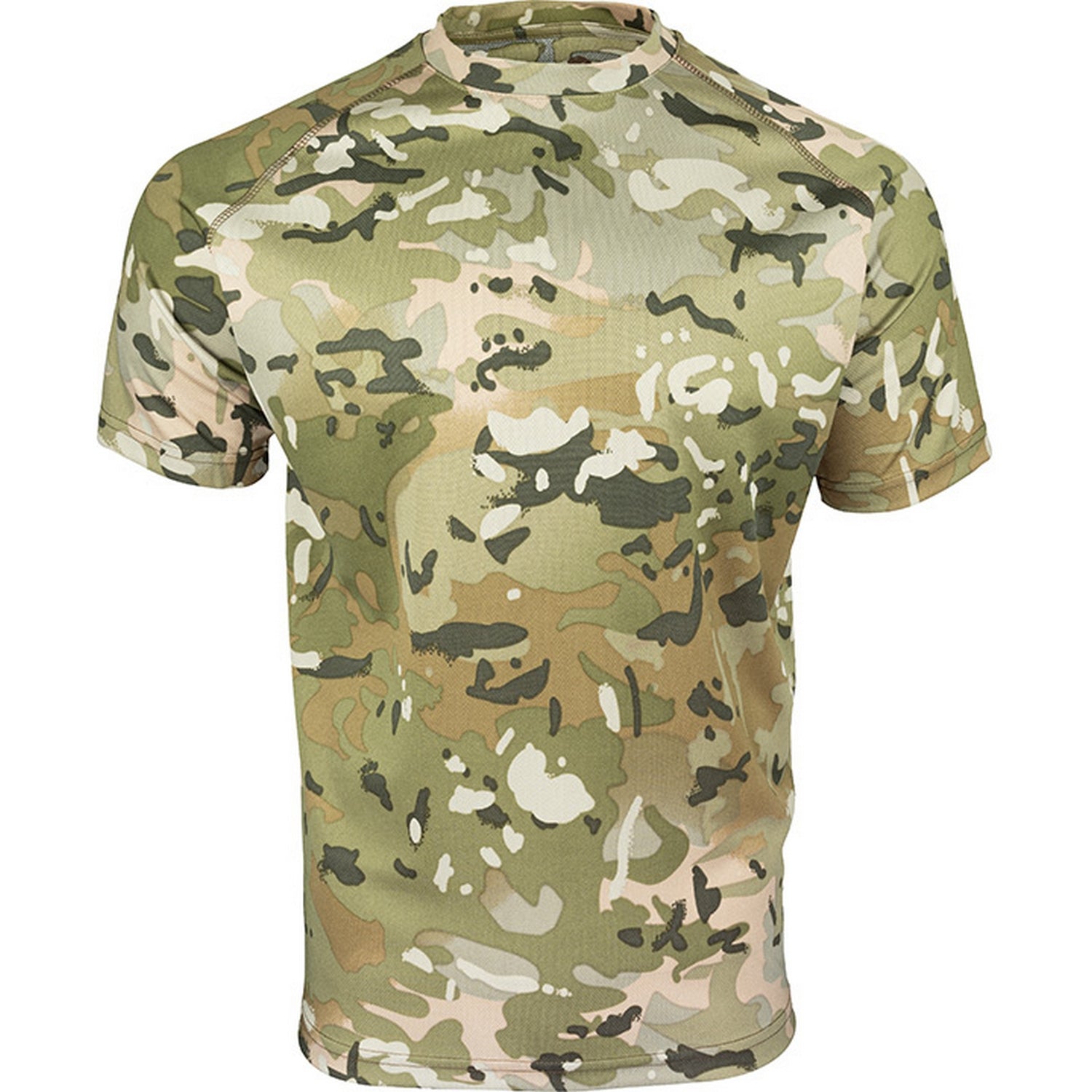 Camo Green - Front - Viper Mens Tactical Camo Mesh T-Shirt