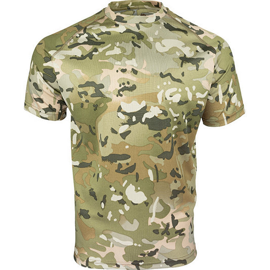 Camo Green - Front - Viper Mens Tactical Camo Mesh T-Shirt