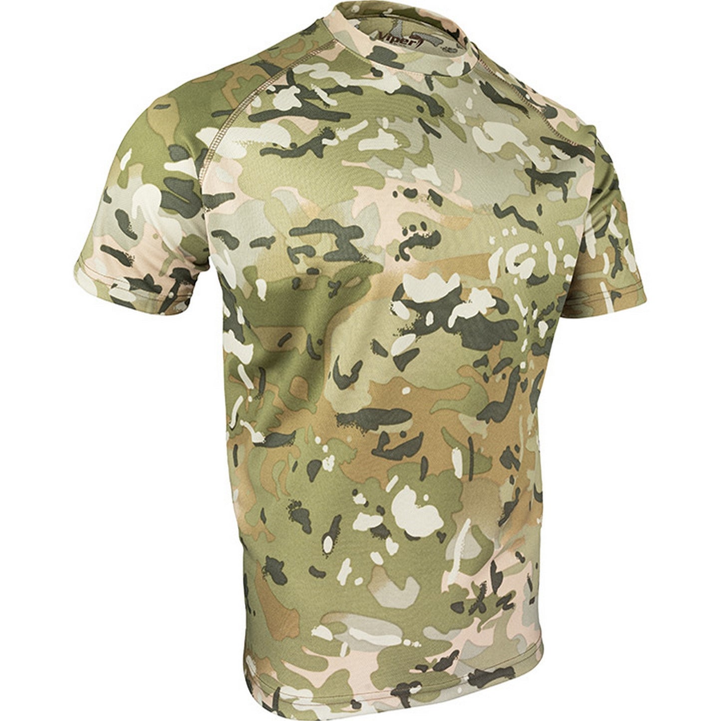 Camo Green - Side - Viper Mens Tactical Camo Mesh T-Shirt