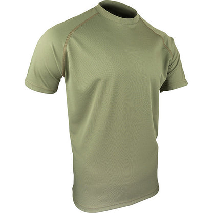 Green - Side - Viper Mens Tactical Tech Mesh T-Shirt