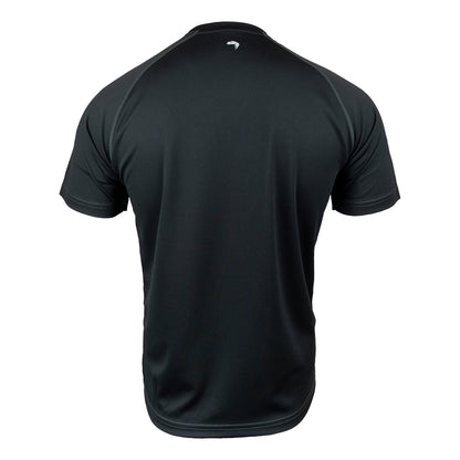 Black - Back - Viper Mens Tactical Tech Mesh T-Shirt