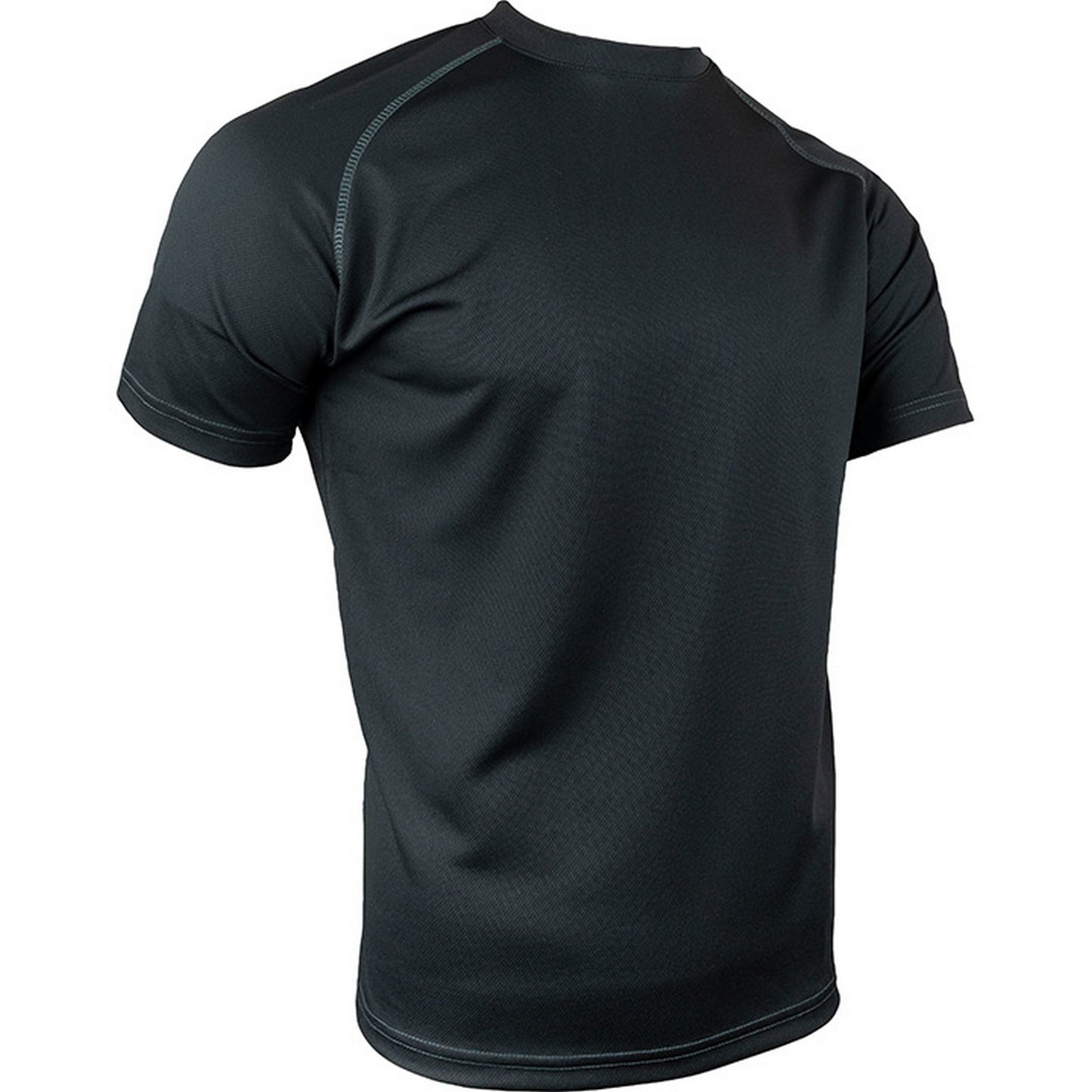 Black - Side - Viper Mens Tactical Tech Mesh T-Shirt
