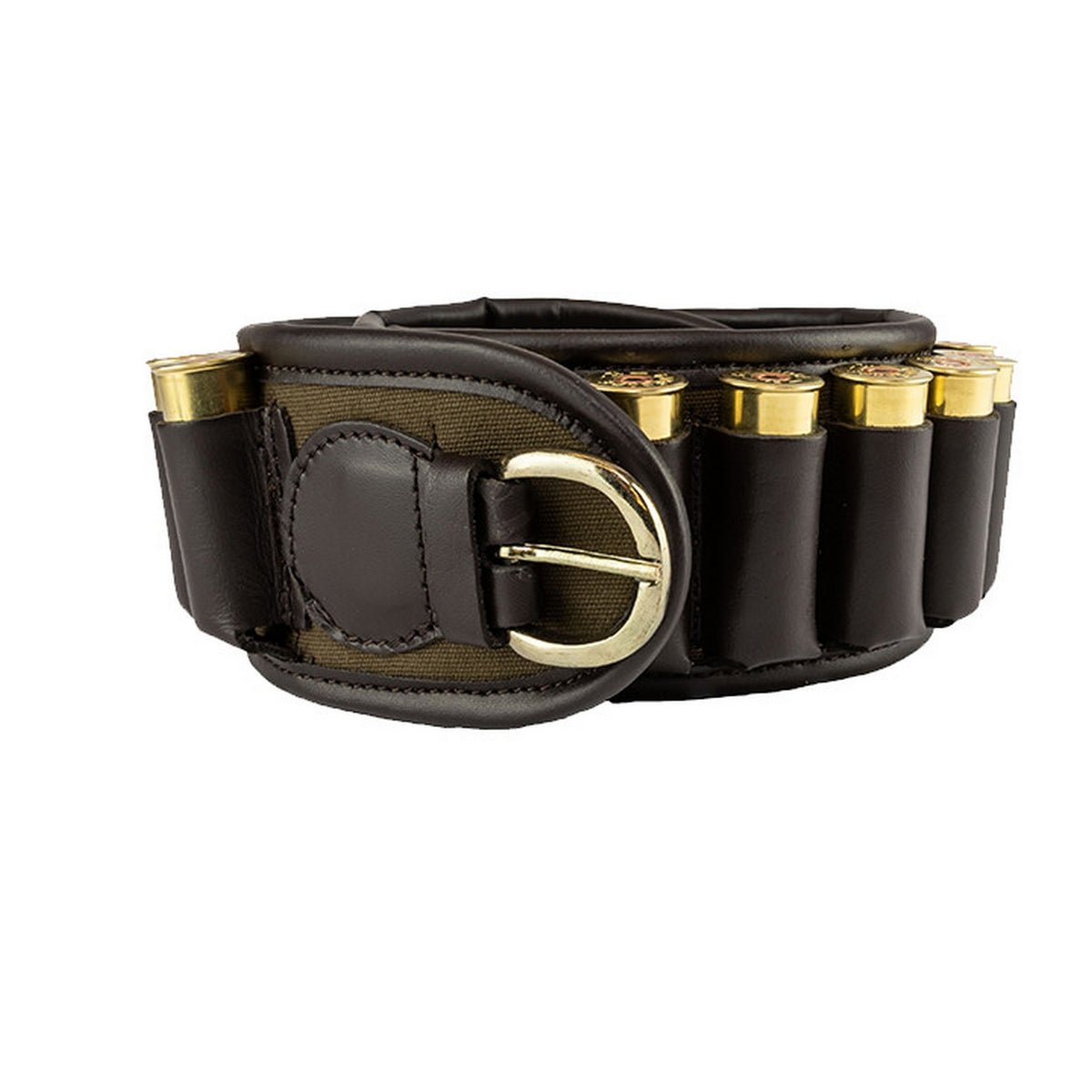 Green - Front - Jack Pyke Plain Cotton Canvas Heavy Duty Cartridge Belt