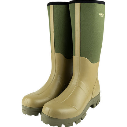 Green - Front - Jack Pyke Mens Ashcombe Neoprene Wellington Boots